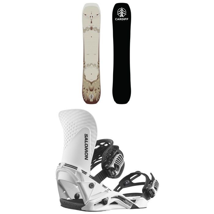 Cardiff Crane Enduro Snowboard + Salomon Hologram Snowboard Bindings 2026