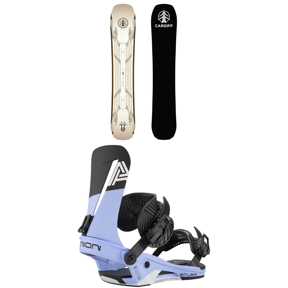 Cardiff Goat Enduro Snowboard + Union Atlas Snowboard Bindings 2026