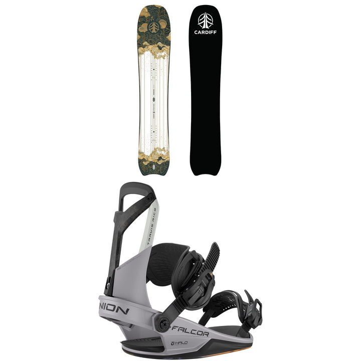 Cardiff Powgoda Enduro Snowboard + Union Falcor Snowboard Bindings 2026