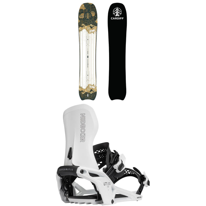 Cardiff Powgoda Enduro Snowboard + Nidecker LT Supermatic Snowboard Bindings 2026