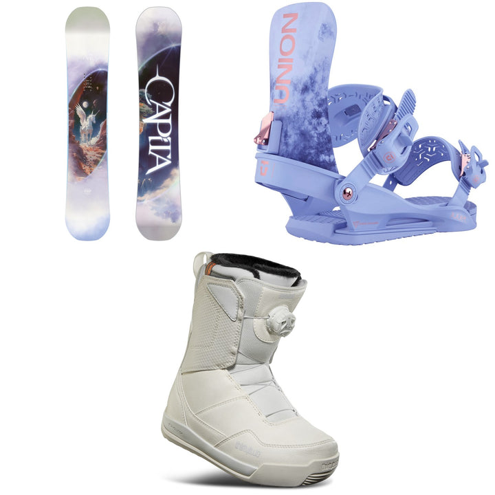 CAPiTA Space Metal Fantasy Snowboard + Union Juliet Snowboard Bindings + thirtytwo Shifty Boa Snowboard Boots - Women's 2026