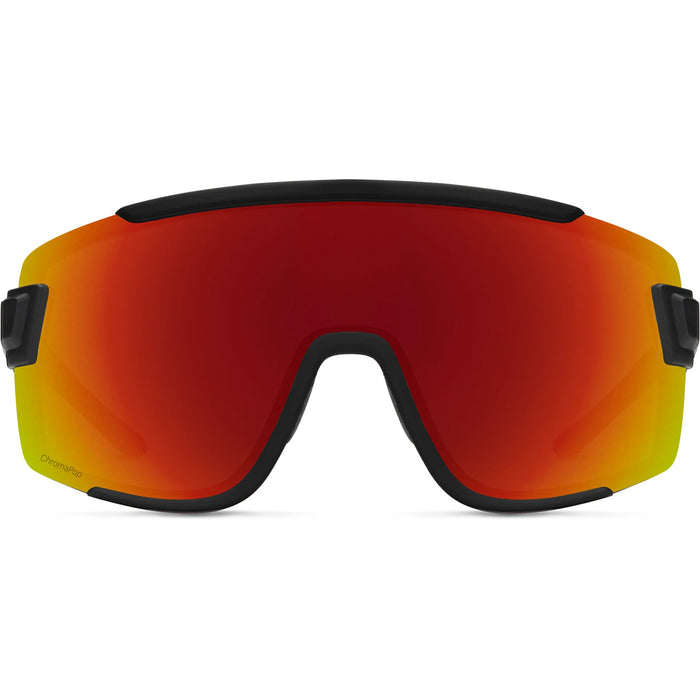Smith Wildcat Sunglasses Matte Black/ChromaPop Red Mirror + Clear