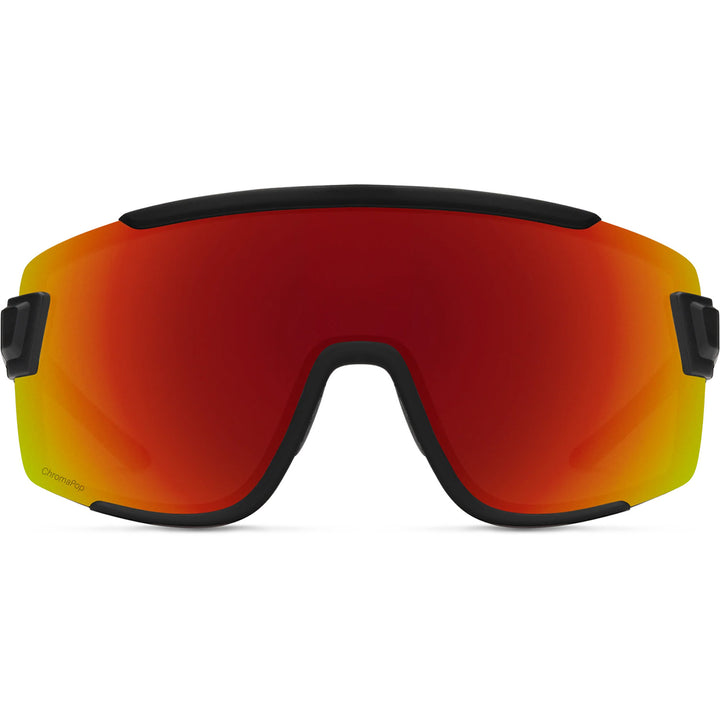 Smith Wildcat Sunglasses Matte Black/ChromaPop Red Mirror + Clear
