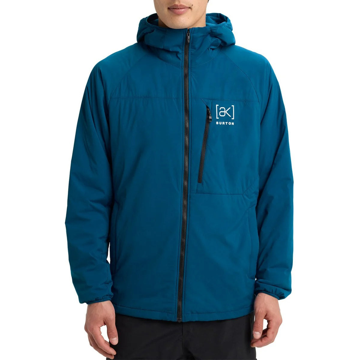 Burton AK Helium Stretch Hooded Jacket - Men's Blue Teal