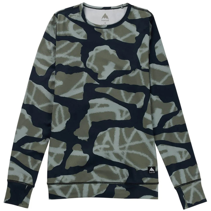 Burton Midweight Crew - Women's Graffiti Camo