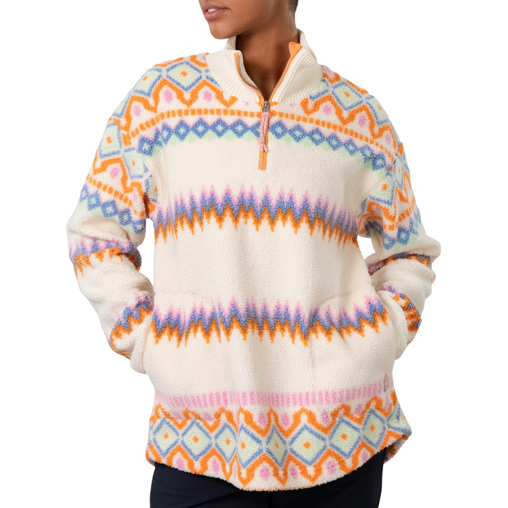 Kari Traa Ruthie Midlayer Half Zip Fleece - Women's Off White