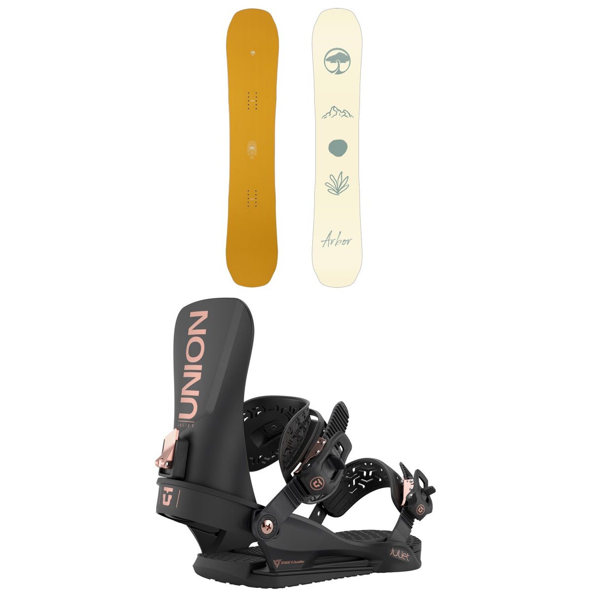 Arbor Swoon Decon Snowboard + Union Juliet Snowboard Bindings - Women's 2026