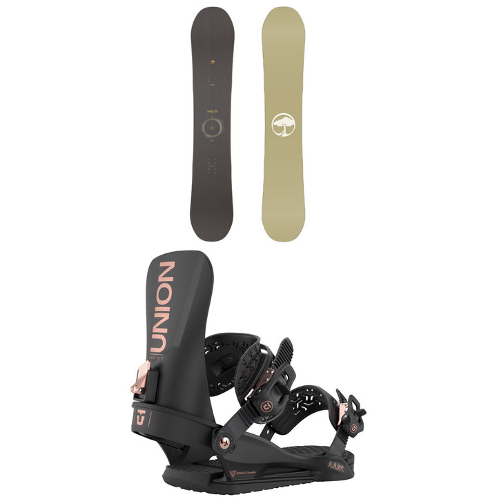 Arbor Mantra Decon Snowboard + Union Juliet Snowboard Bindings - Women's 2026