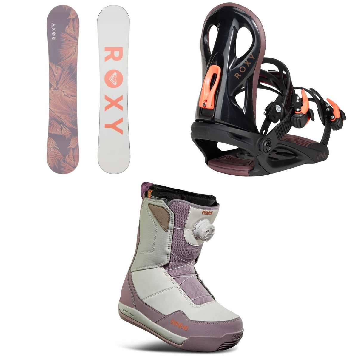 Roxy Raina LTD Snowboard + Viva LTD Snowboard Bindings + thirtytwo Shifty Boa Snowboard Boots - Women's 2026