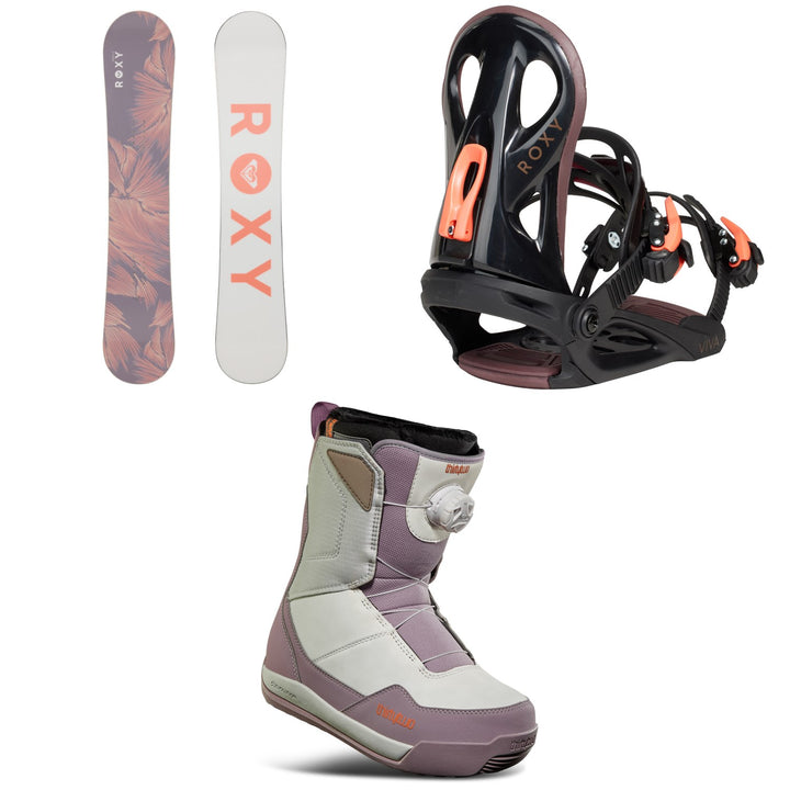Roxy Raina LTD Snowboard + Viva LTD Snowboard Bindings + thirtytwo Shifty Boa Snowboard Boots - Women's 2026
