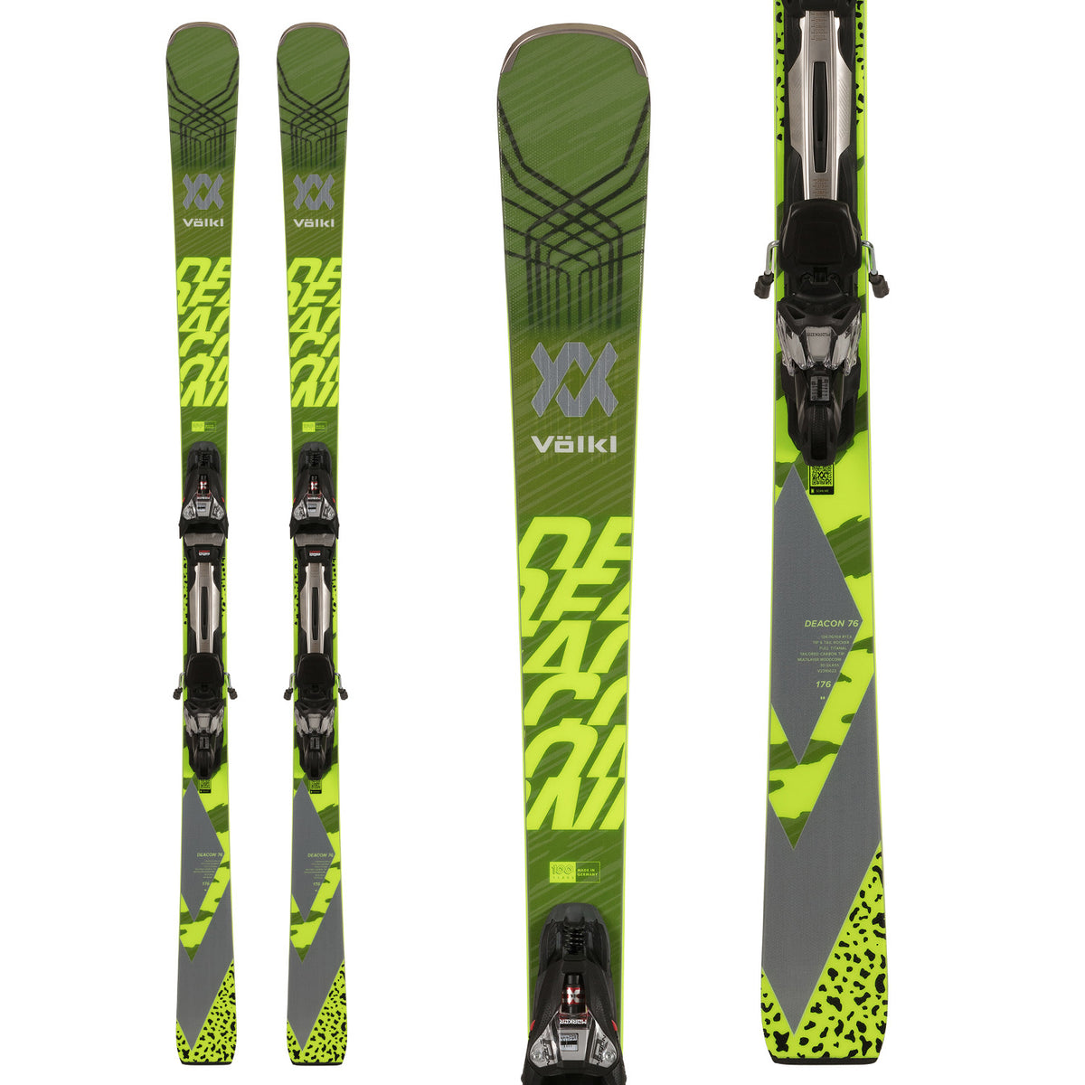 Völkl Deacon 76 Skis + vMotion 10 GW Bindings 2024