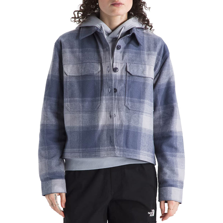 The North Face Valley Flannel Shirt - Women's Twilight Galaxy TNF Shadow Plaid
