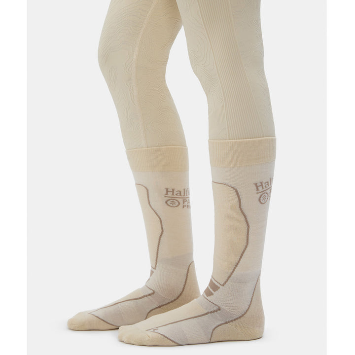 Halfdays Light Cushion Ski Socks - Women's Oat Milk