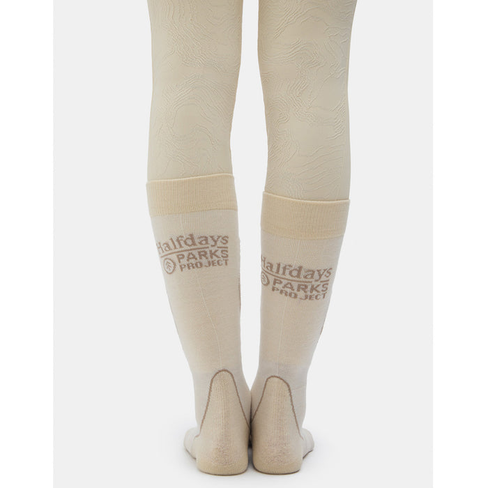 Halfdays Light Cushion Ski Socks - Women's Oat Milk
