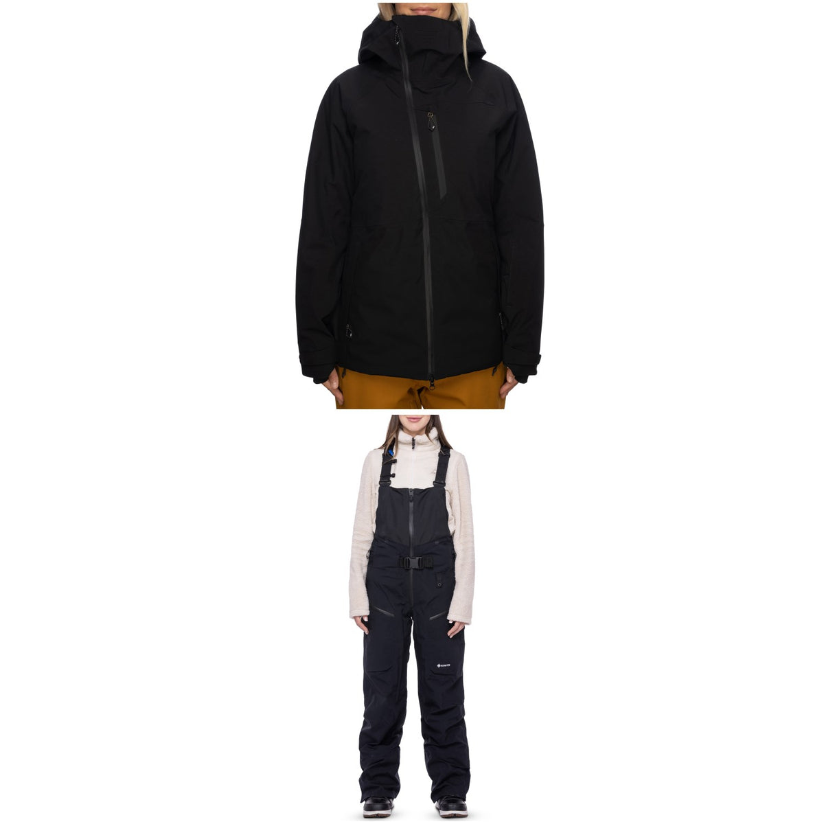 686 Hydra Insulated Jacket + GORE-TEX Hydrastash Bibs - Women's 2024