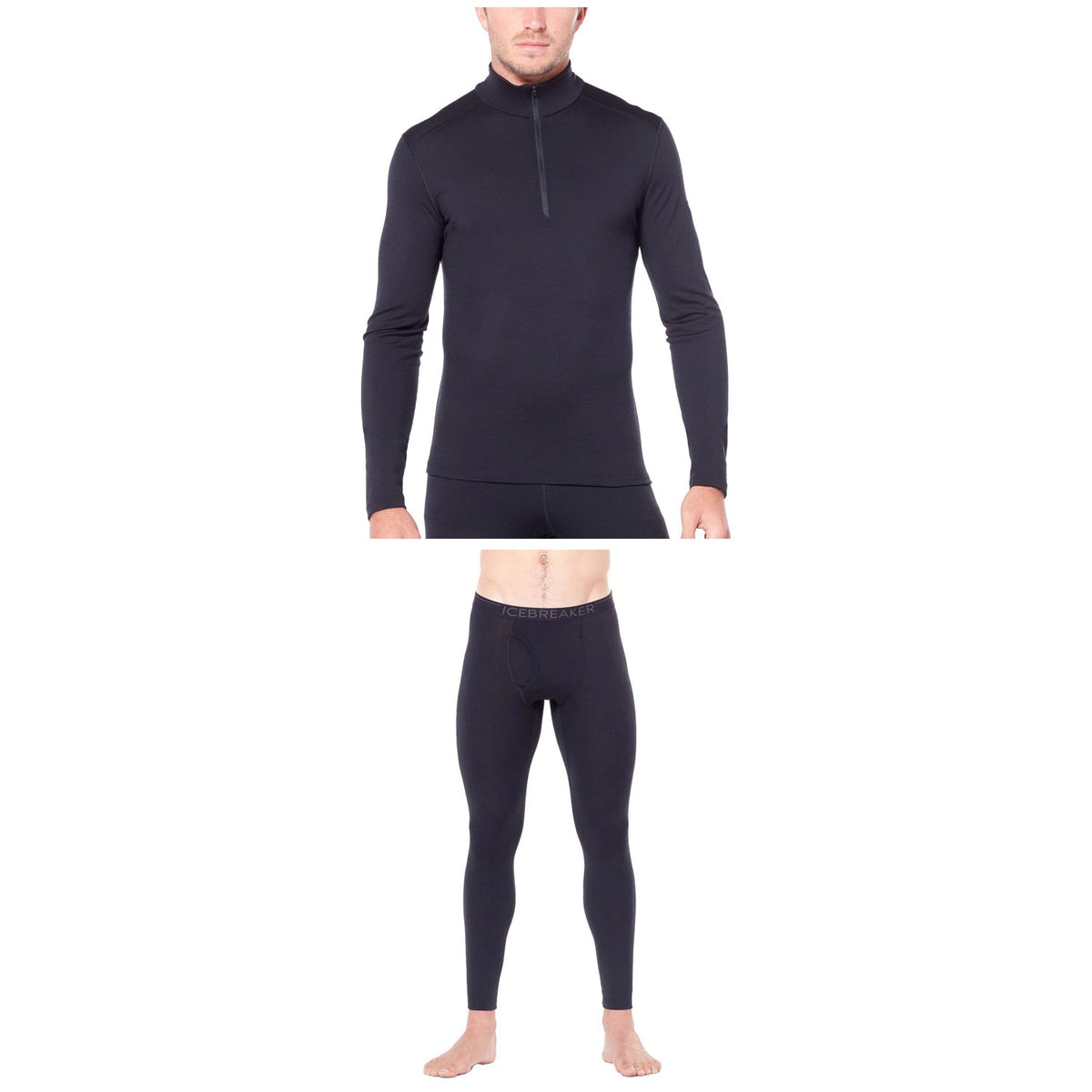 Icebreaker 200 Oasis Long Sleeve Half Zip Top + 200 Oasis with Fly Leggings 2023