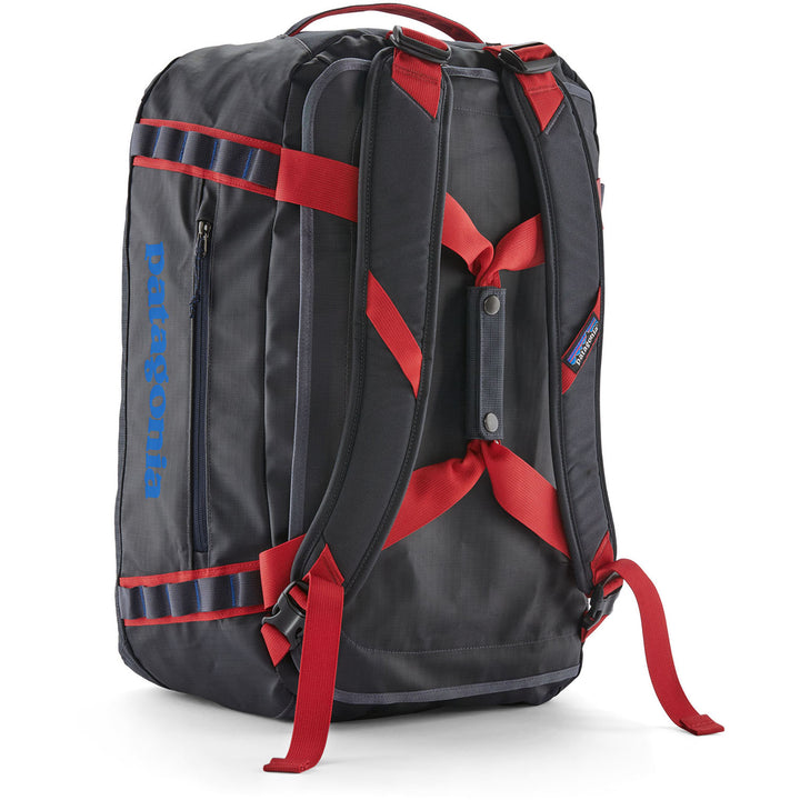 Patagonia Black Hole 40L Duffel Bag Smolder Blue w/Amanita Red