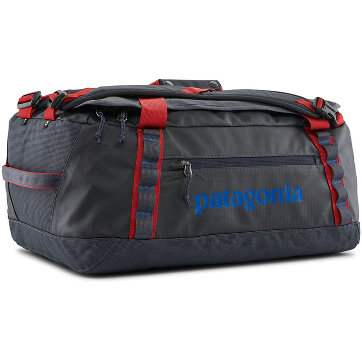 Patagonia Black Hole 40L Duffel Bag Smolder Blue w/Amanita Red