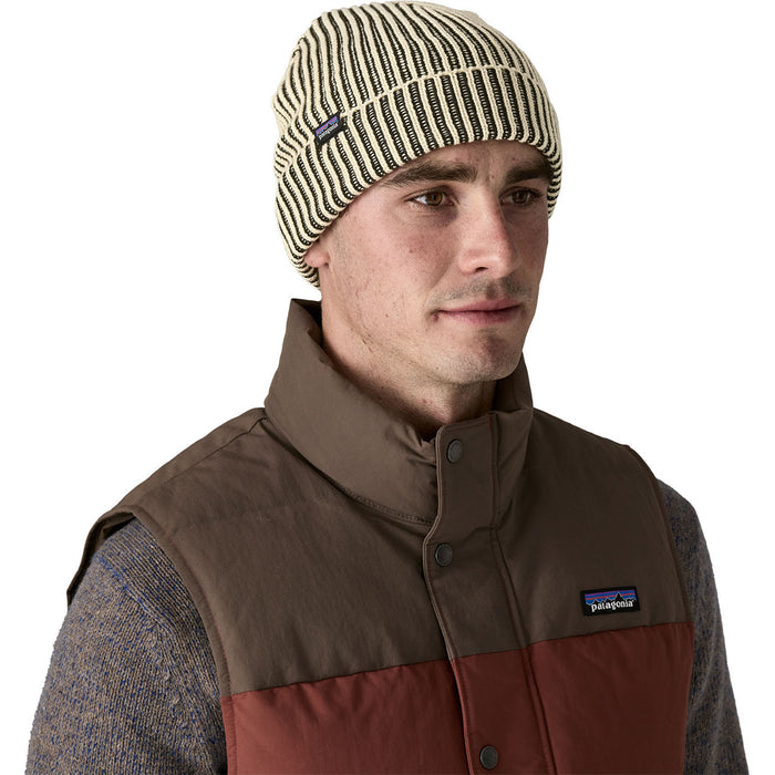Patagonia Fishermans Rolled Beanie Contrast Stripe/Black