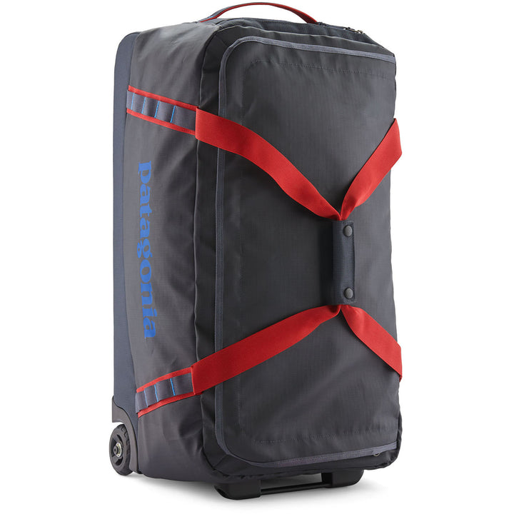 Patagonia Black Hole® 70L Wheeled Duffel Bag Smolder Blue w/Amanita Red