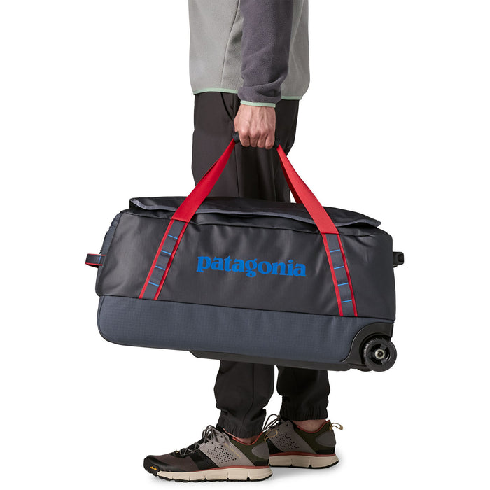 Patagonia Black Hole® 70L Wheeled Duffel Bag Smolder Blue w/Amanita Red