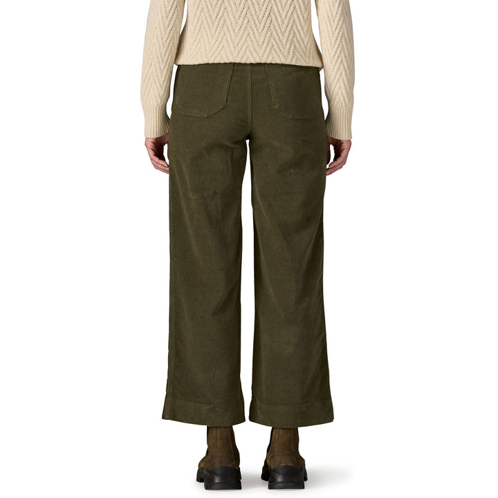 Patagonia Wide Leg Cord Pants - Women's Basin Green