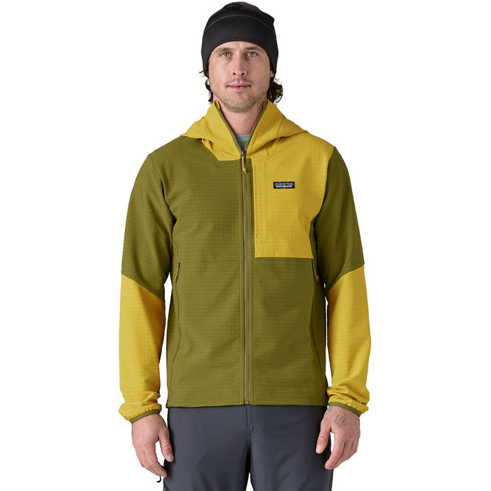 Patagonia R1 TechFace Hoodie - Men's Graze Green