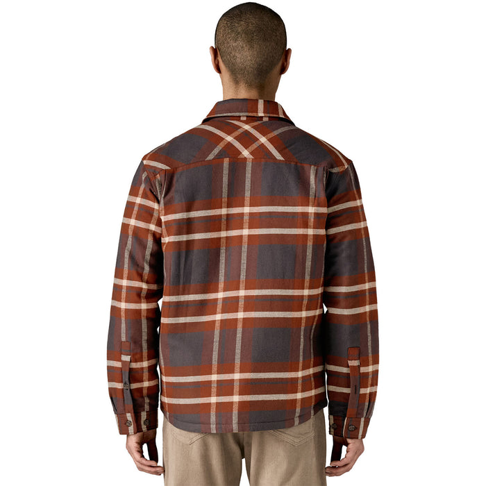 Patagonia Lightweight Insulated Fjord Flannel Shirt - Men's Ashore: Ink Black