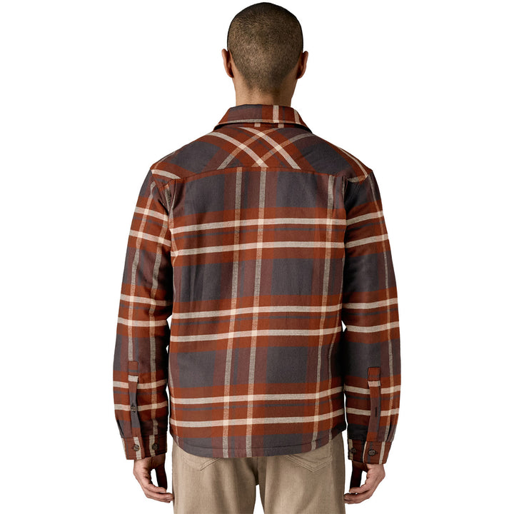 Patagonia Lightweight Insulated Fjord Flannel Shirt - Men's Ashore: Ink Black