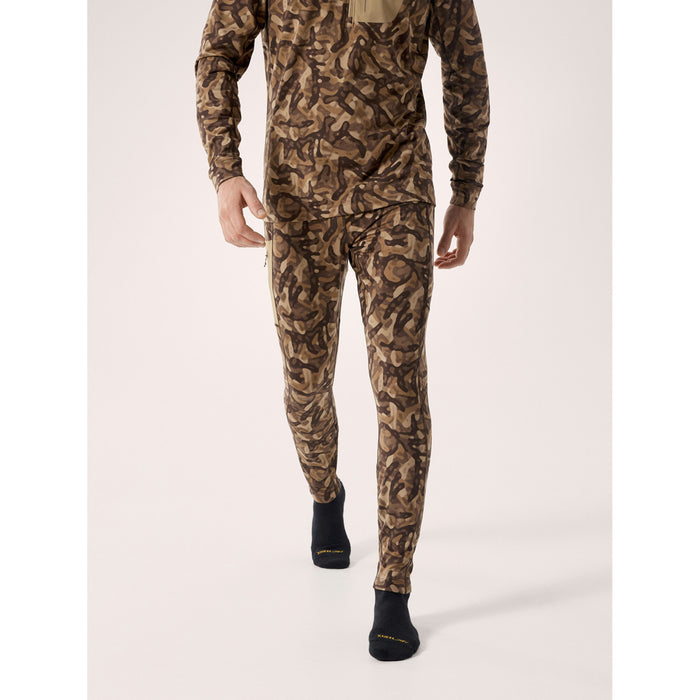 Arc'teryx Rho LT Print Bottom - Men's Carob Grottoflage