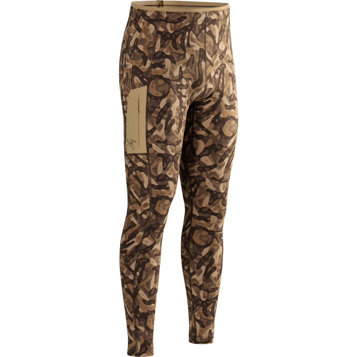 Arc'teryx Rho LT Print Bottom - Men's Carob Grottoflage