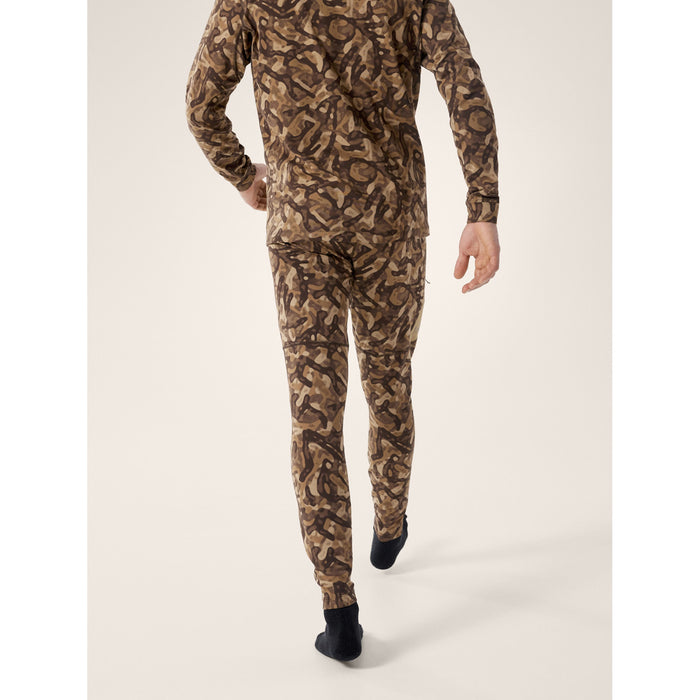 Arc'teryx Rho LT Print Bottom - Men's Carob Grottoflage