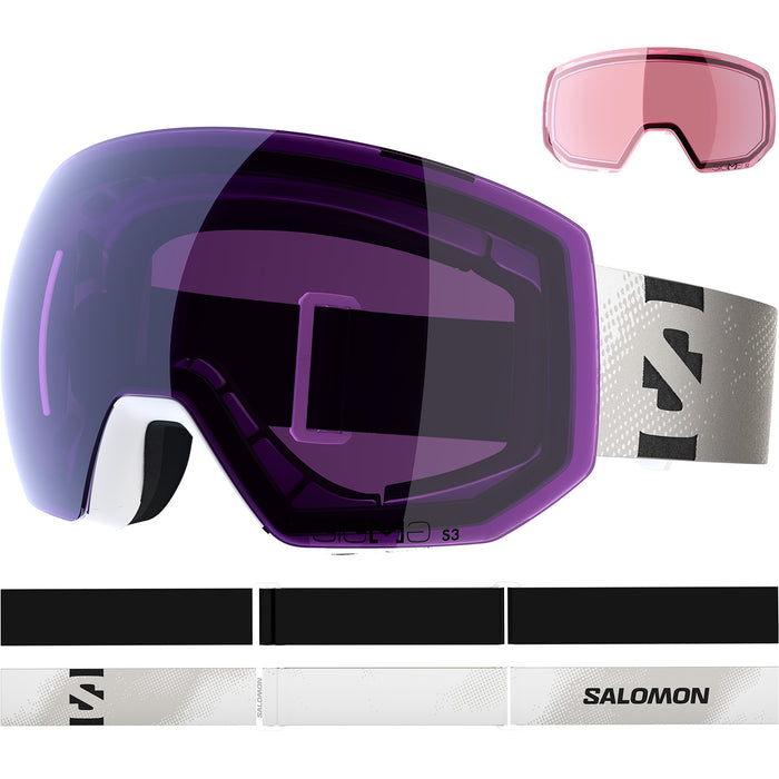 Salomon Radium Pro Sigma Goggles White/Sigma Sky Blue+Sigma Silver Pink
