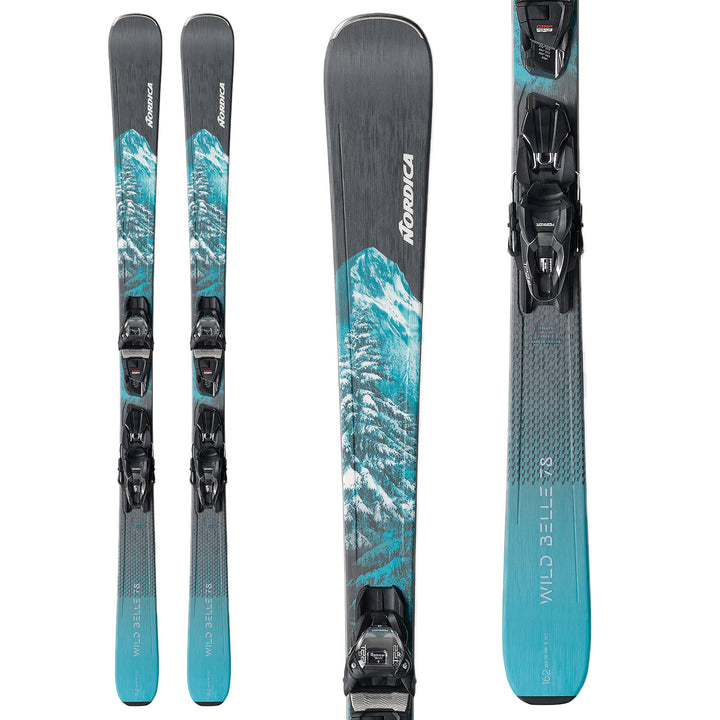Nordica Wild Belle 78 CA Skis + TP2 Comp 10 FDT Bindings - Women's 2025