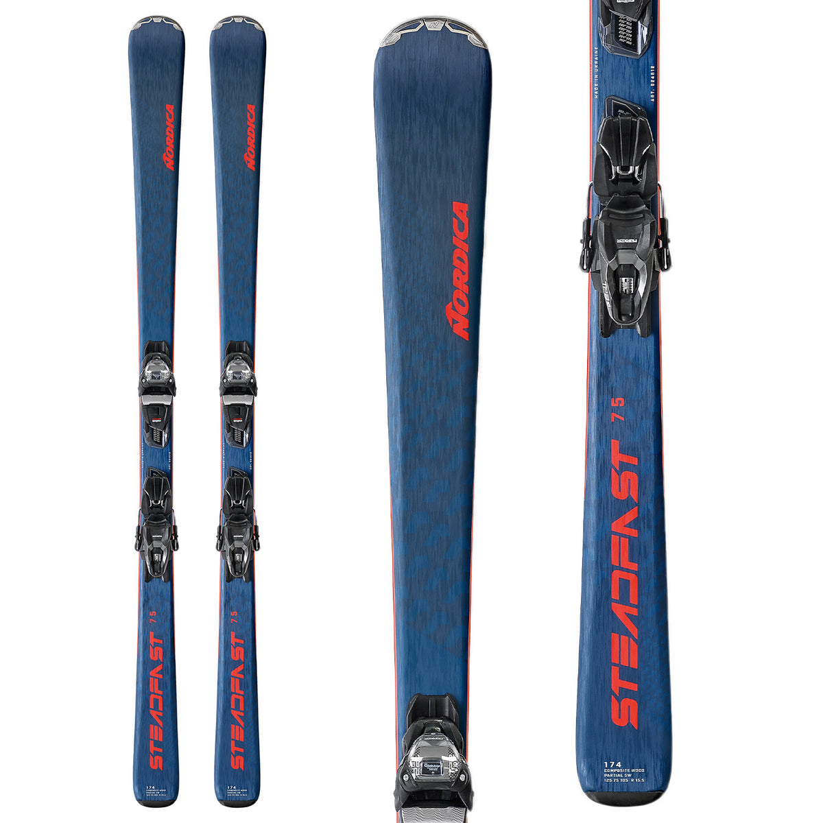 Nordica Steadfast 75 CA Skis + TP2 Comp 10 FDT Bindings 2025