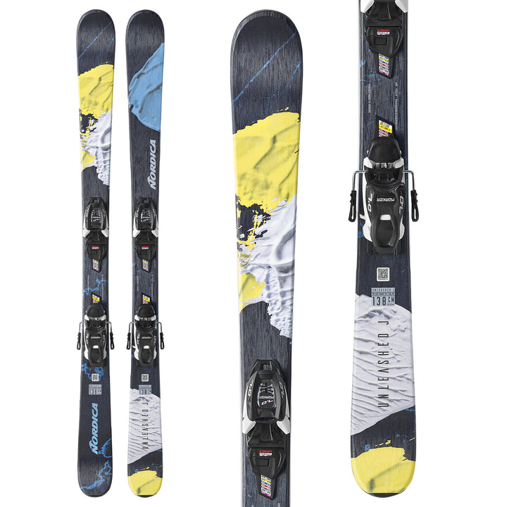 Nordica Unleashed J Skis + J4.5 FDT Bindings - Kids' 2025