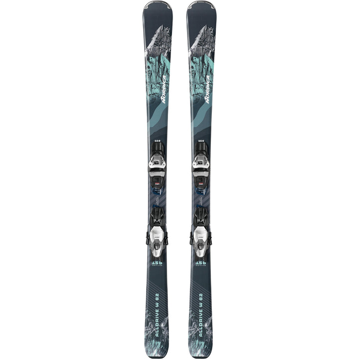 Nordica Alldrive W 82 Skis + TP2 Comp 10 FDT Bindings - Women's 2024