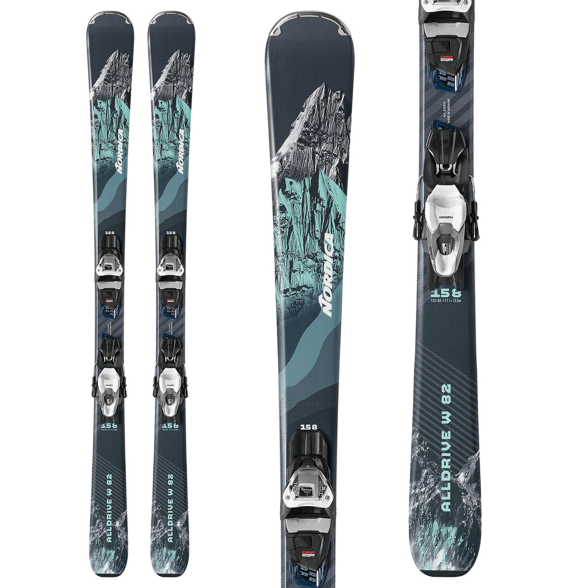 Nordica Alldrive W 82 Skis + TP2 Comp 10 FDT Bindings - Women's 2024