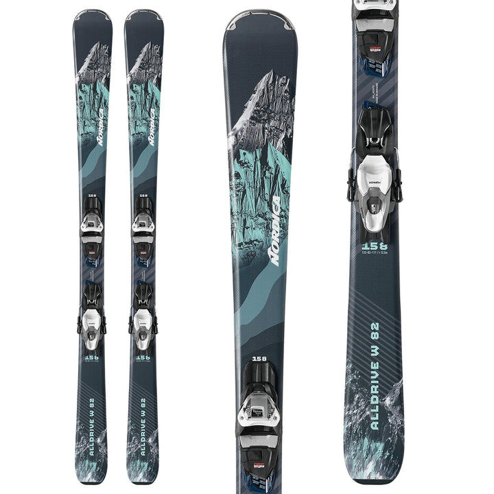 Nordica Alldrive W 82 Skis + TP2 Comp 10 FDT Bindings - Women's 2024