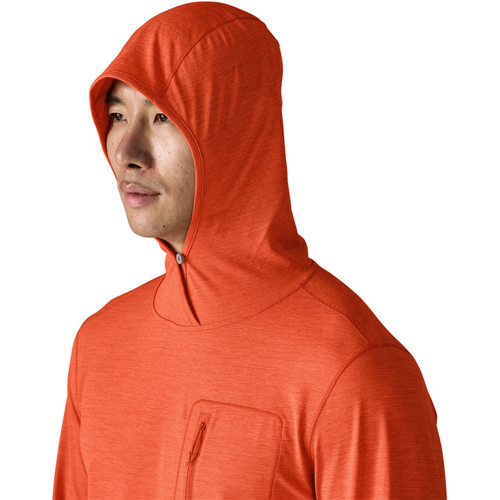 Patagonia Capilene® Cool Sun Hoodie - Men's Coal Orange-Light Coal Orange X-Dye