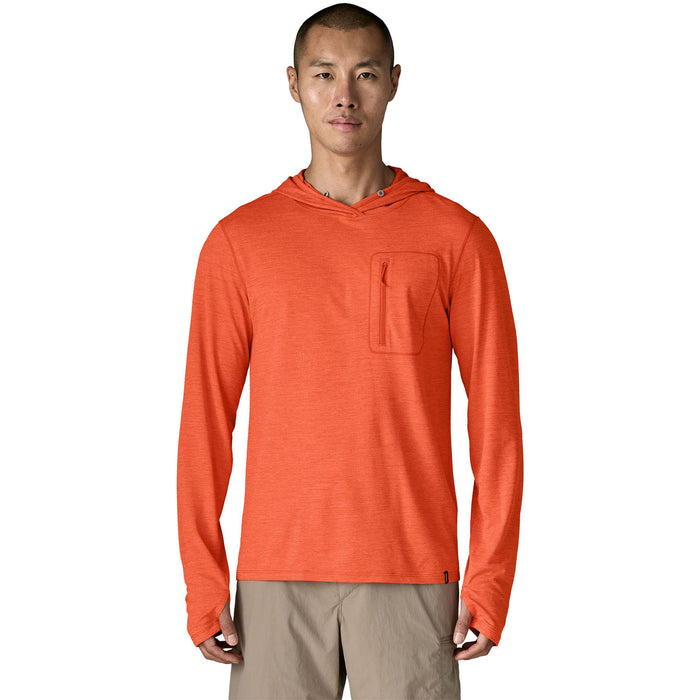 Patagonia Capilene® Cool Sun Hoodie - Men's Coal Orange-Light Coal Orange X-Dye
