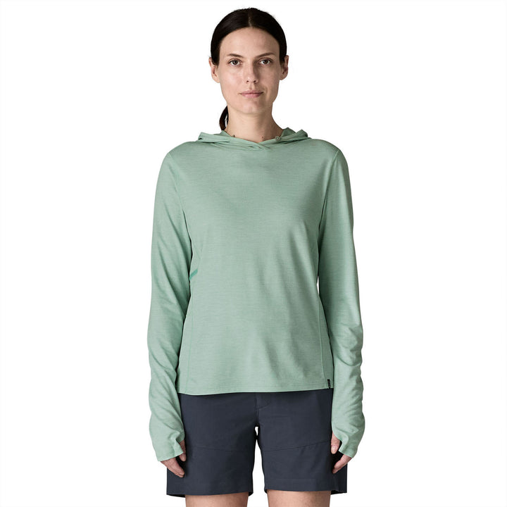 Patagonia Cap Cool Sun Hoodie - Women's Thermal Blue-Thin Ice X-Dye