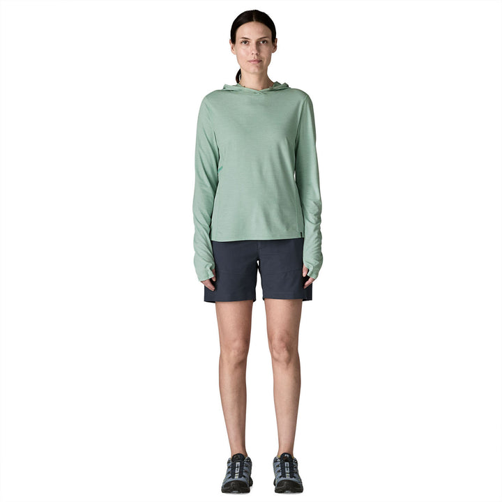 Patagonia Cap Cool Sun Hoodie - Women's Thermal Blue-Thin Ice X-Dye