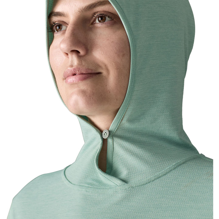 Patagonia Cap Cool Sun Hoodie - Women's Thermal Blue-Thin Ice X-Dye
