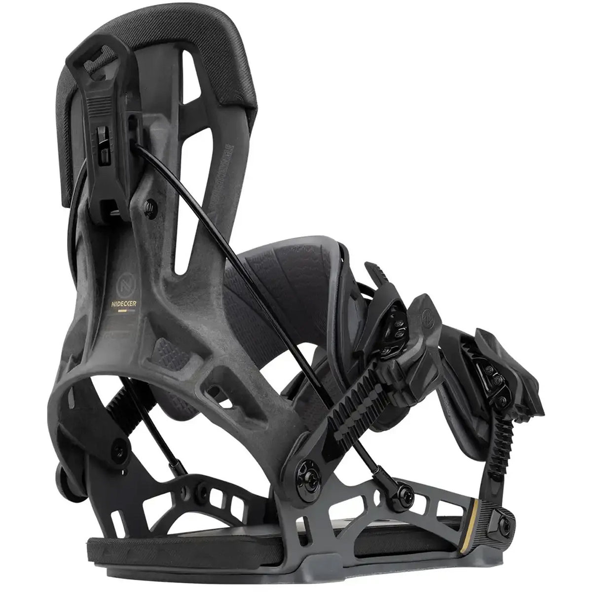 Nidecker Flow NX2 Carbon Snowboard Bindings Black