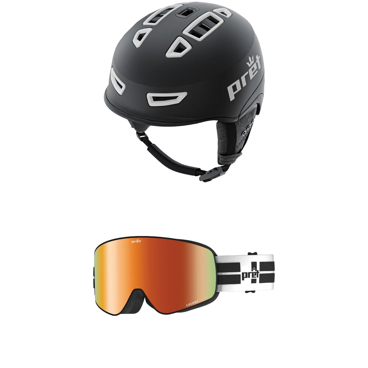 Pret Fury MIPS Helmet + Effect Goggles