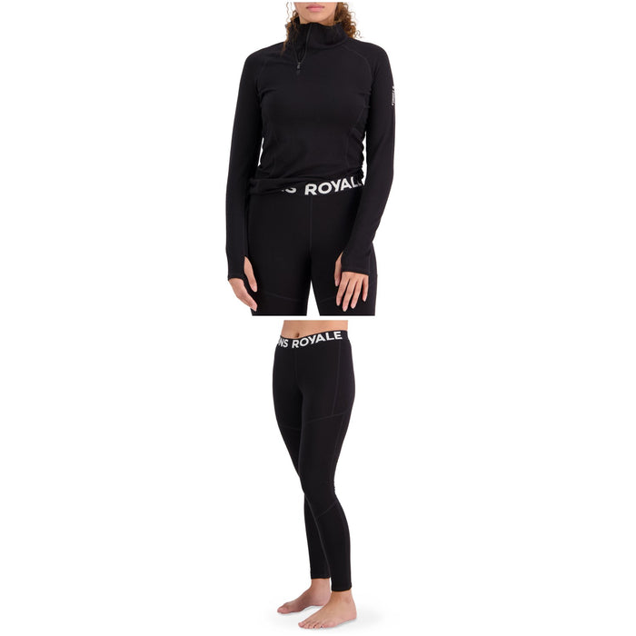 MONS ROYALE Olympus Half Zip Top + Leggings - Women's 2023