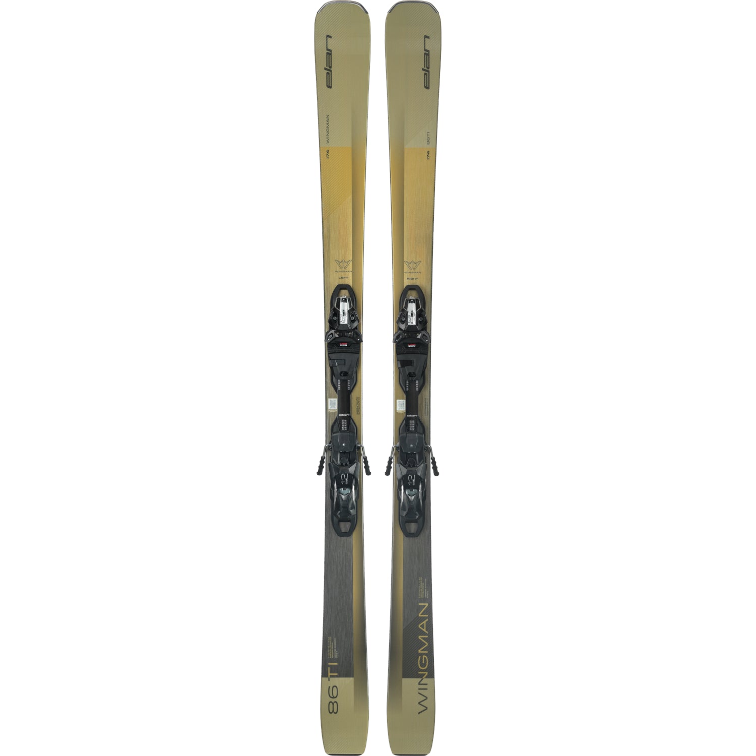 Elan Wingman 86 Ti Skis + X EMX 12.0 Bindings 2026 – evo