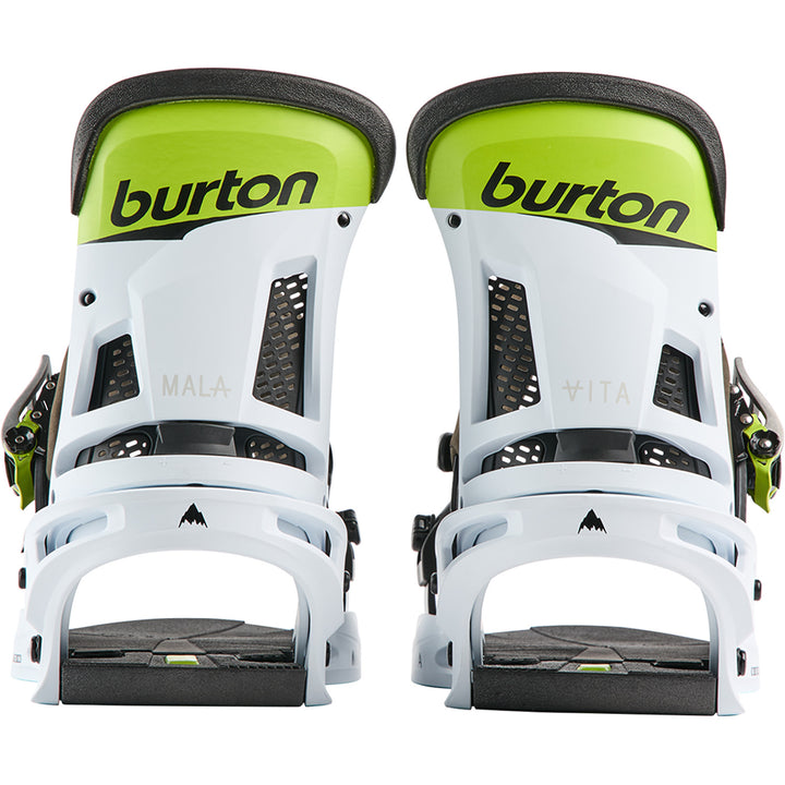 Burton Malavita Snowboard Bindings 2026 Green/White/Black
