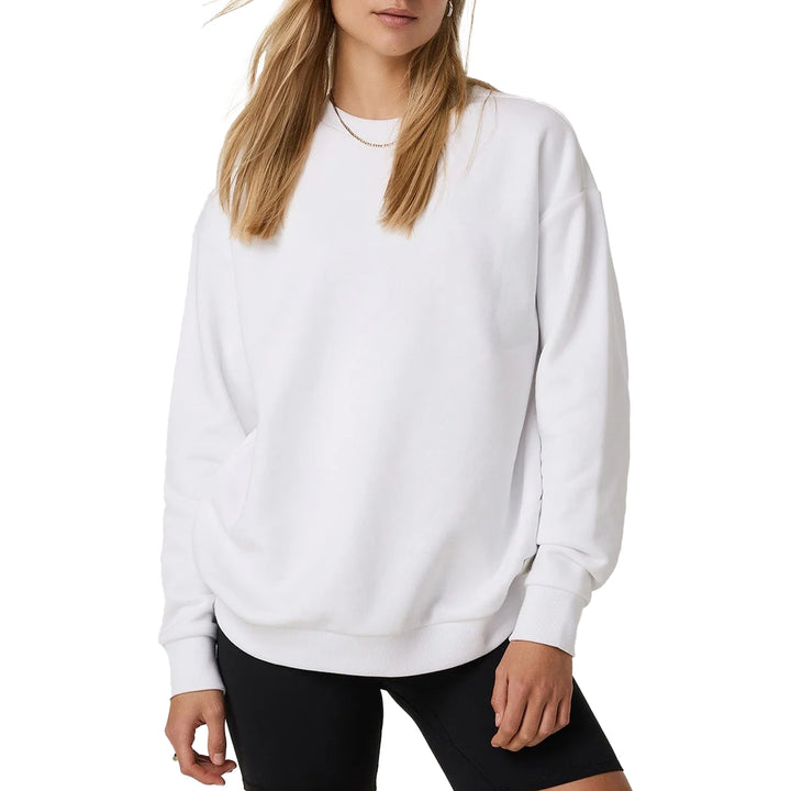 Vuori Restore Oversized 2.0 Crew - Women's White